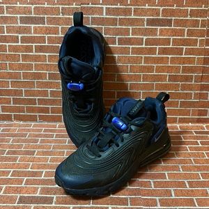 ❤️ Nike Air Max 270 React ENG Shoes Black/Obsidian/Sapphire Cd0113-001 7…
